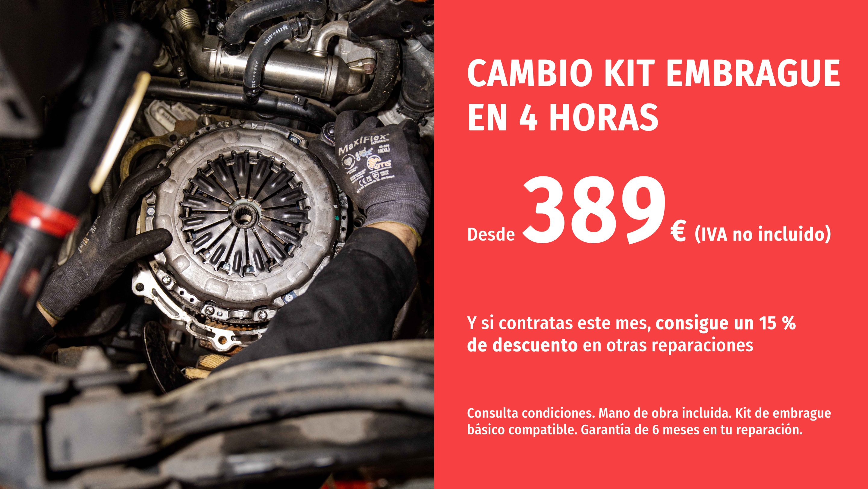 Oferta cambio embrague