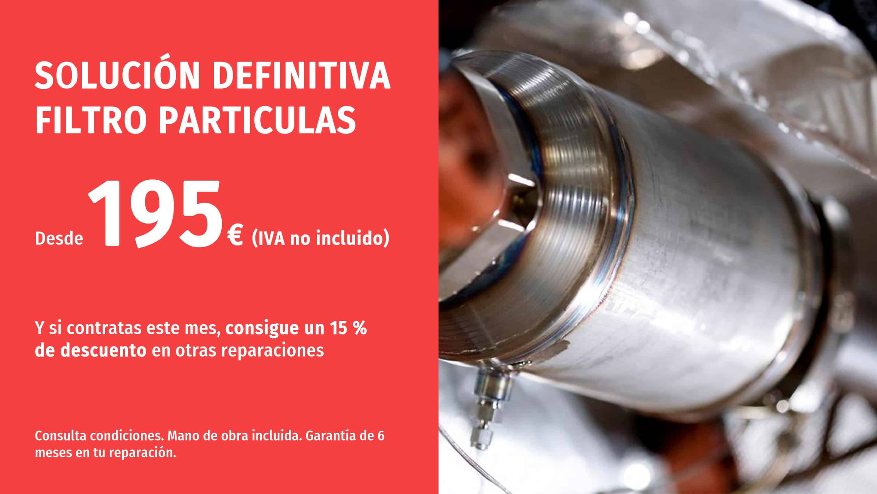 Oferta filtro partículas